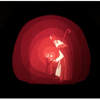 Transparant Sinterklaas