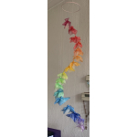  Regenboogmobiel van zijde zelfmaak pakket