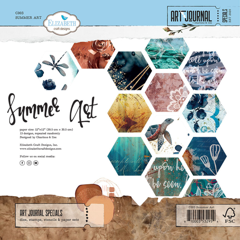 Elizabeth craft design papierblok Summer Art