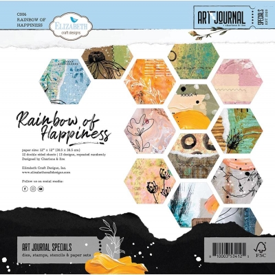 Elizabeth craft design papierblok Rainbow of happiness