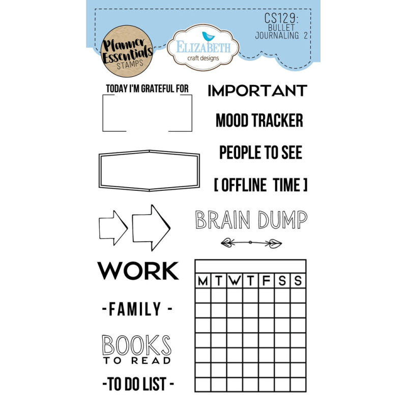 Clear stamps, Bullet Journaling 2