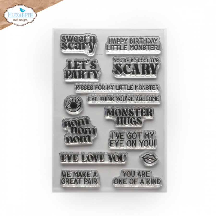 Clear stamps, Monster Hugs