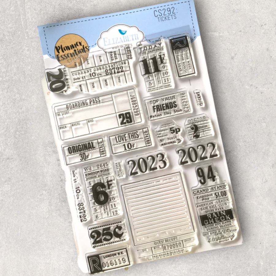 Clear stamps, Tickets