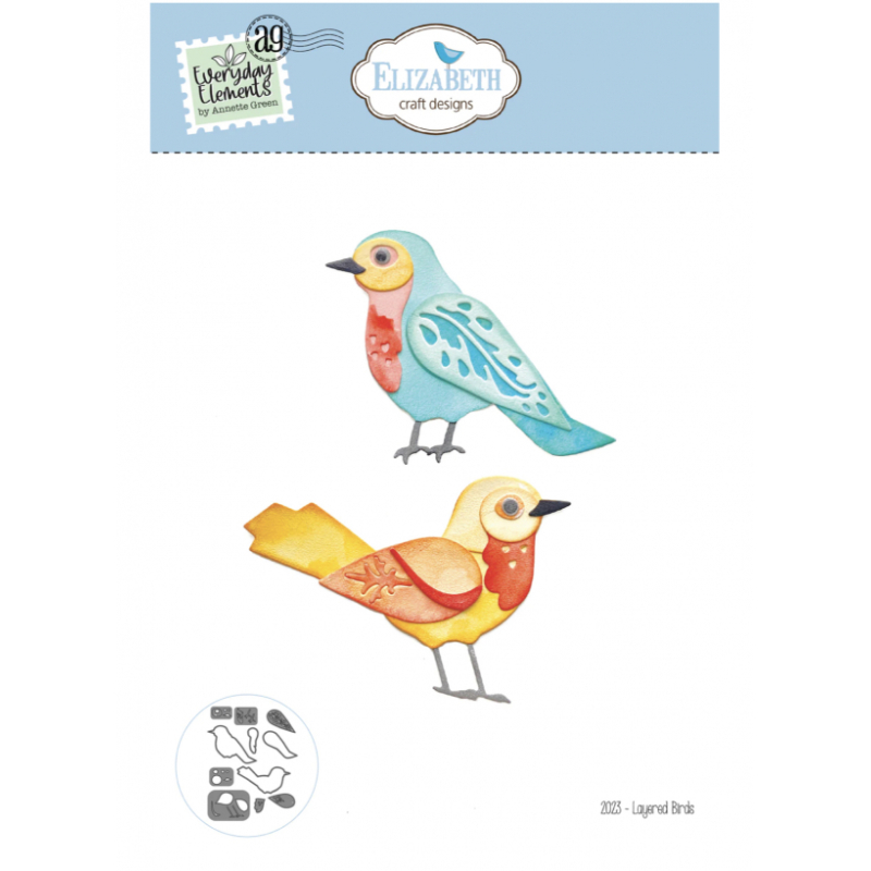 Dies Layered Birds