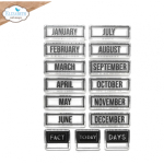 Clear stamps, Months