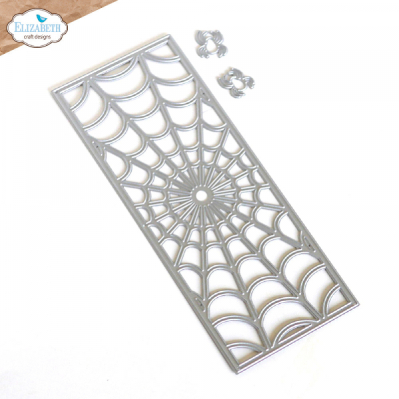 Dies, Planner die - spider Web Slimline Background