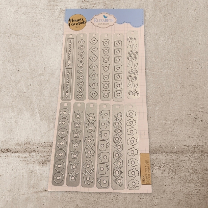 Dies, Planner Essentials, Reinforcement pack 3
