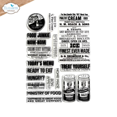 Clear stamps, Let's Eat Clear stamps, Let's Eat