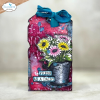 Clear stamps and die set, Garden of Love