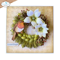 Dies Holiday Wreath