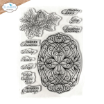 Clear stamps, Festive Holly Sentiments