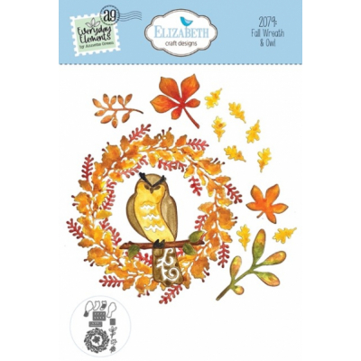 Fall Wreath & Owl dies