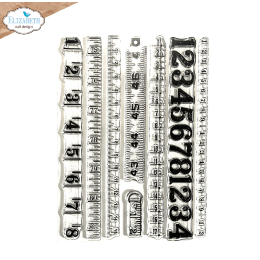 Clear stamps, Measurements