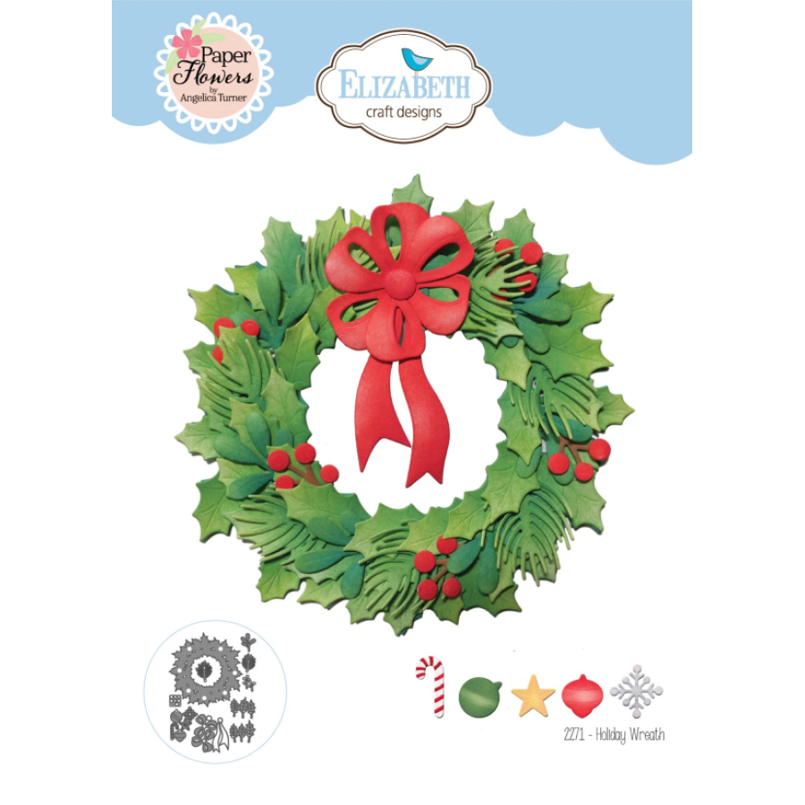 Dies Holiday Wreath
