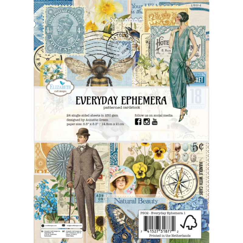 Elizabeth Craft Design, Everyday Ephemera A5
