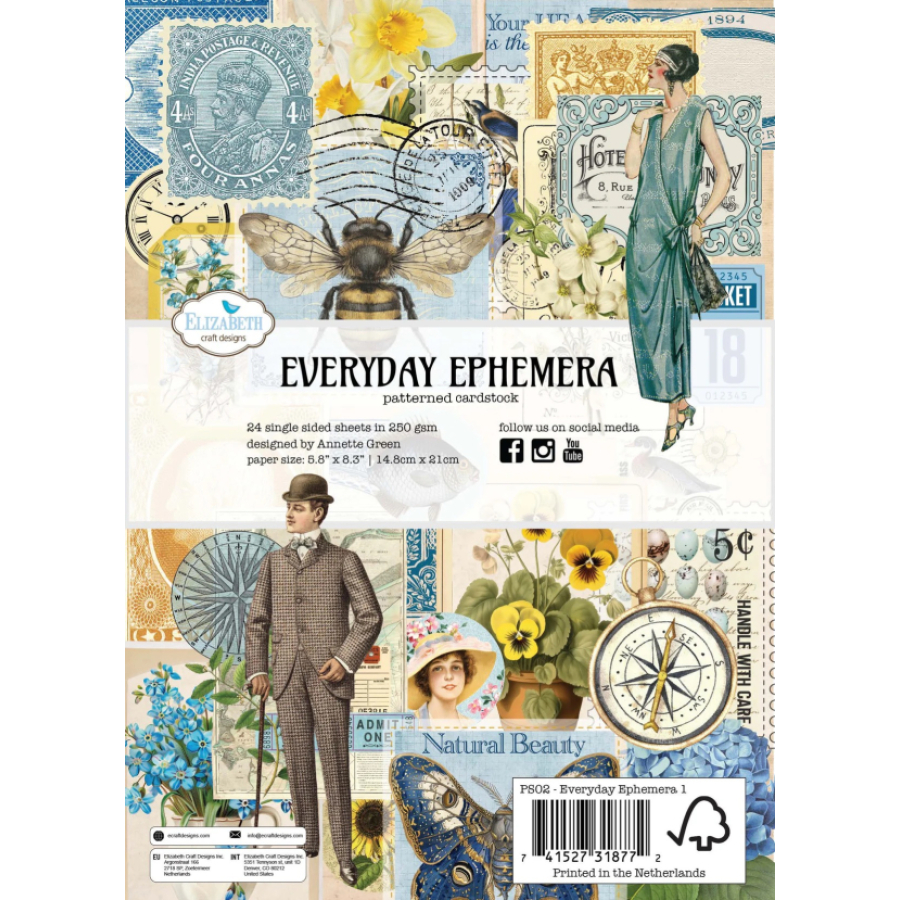 Elizabeth Craft Design, Everyday Ephemera A5