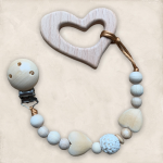 Speenkoord met hartjes 