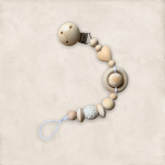 Speenkoord met hartjes 