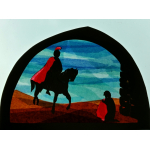 Transparant Sint Maarten met de Bedelaar