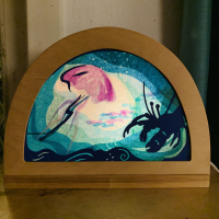 Transparant Diep in de zee