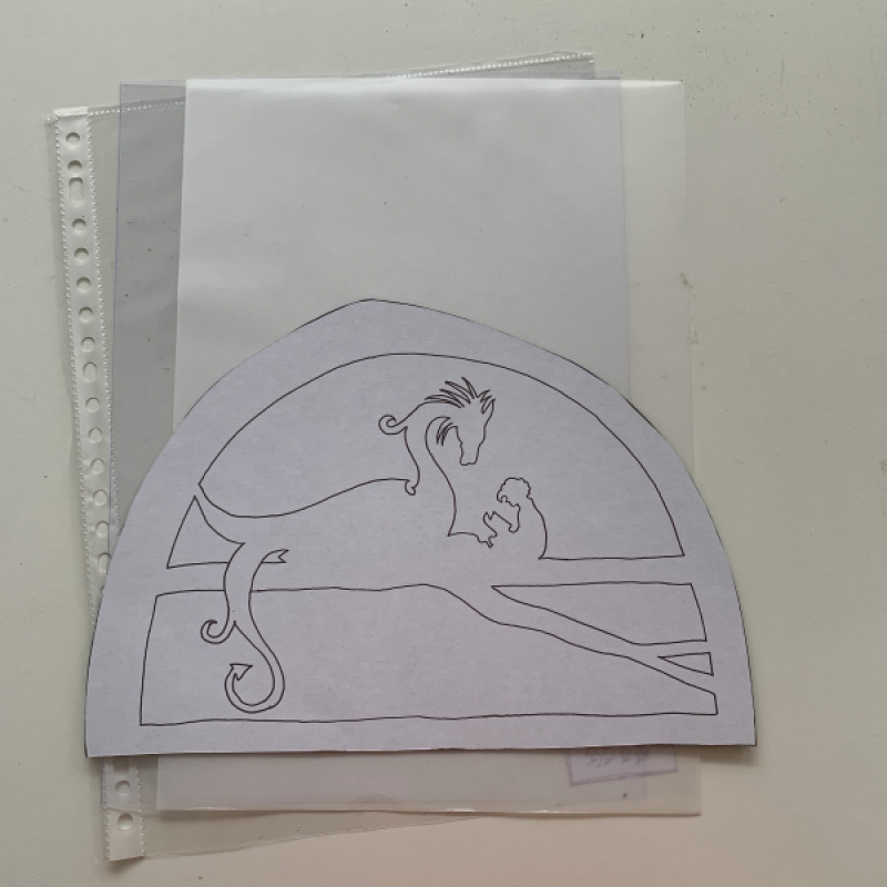 Zelfmaak pakket Meisje met Draak