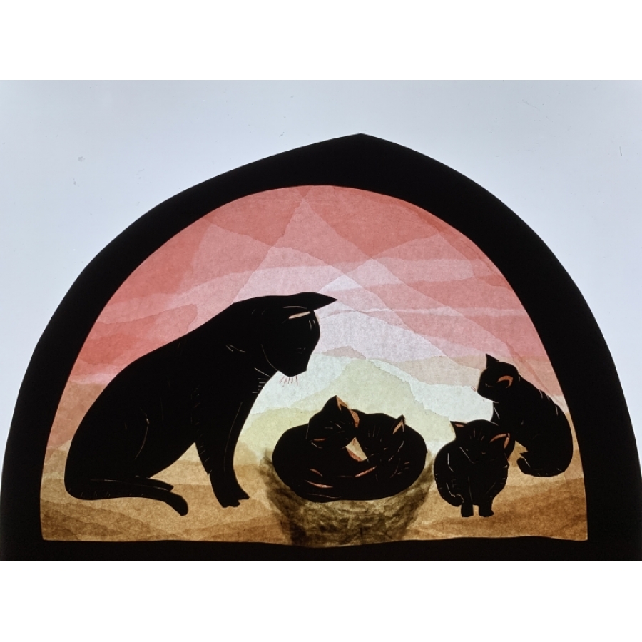 Transparant Poezen familie